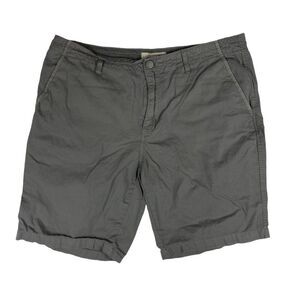 Calvin Klein Jeans Shorts Casual Gray Chinos Flat Front Men's 38 Cotton